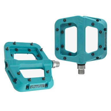 Race Face Pédales Chester - Turquoise - Purebike