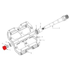 Reverse Components Kit bouchons d'axe pour pédales Escape - Purebike