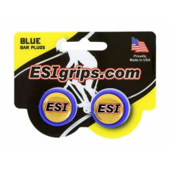ESI Embouts de guidon Bleu - Purebike