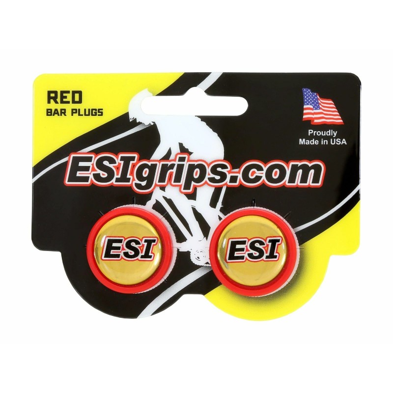 ESI Embouts de guidon Rouge - Purebike