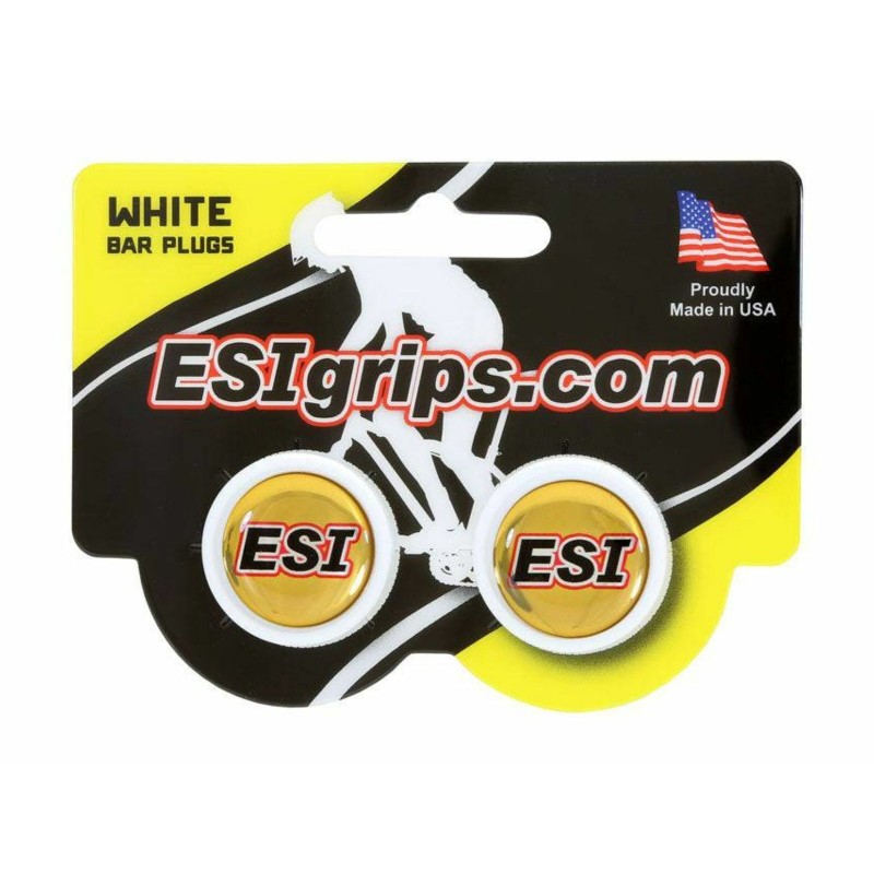 ESI Embouts de guidon Blanc - Purebike