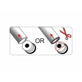 ESI Embouts de guidon Blanc - Purebike