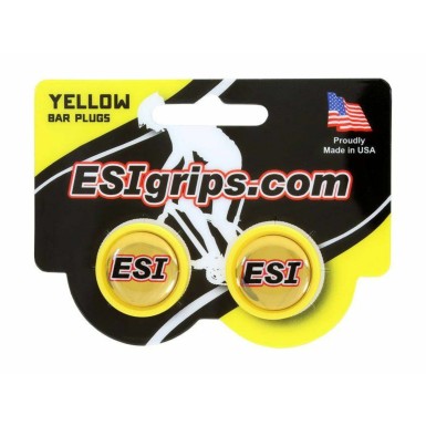 ESI Embouts de guidon Jaune - Purebike
