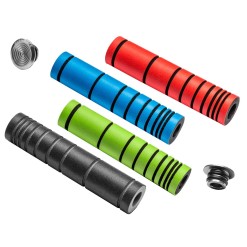 Absolute Black Grips Silicone Double Densité 33 mm - Purebike