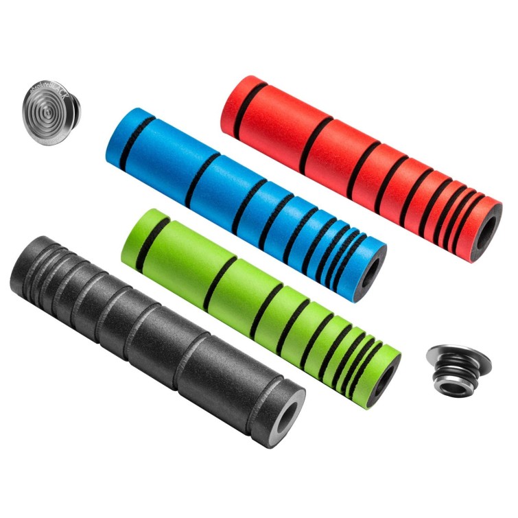 Absolute Black Grips Silicone Double Densité 33 mm - Purebike