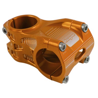 Potence AM Orange - 50 mm - 0° - Potences VTT - Potence Vélo Hope - Purebike - Materiel Velo, Accessoires VTT Equipement Vélo - 