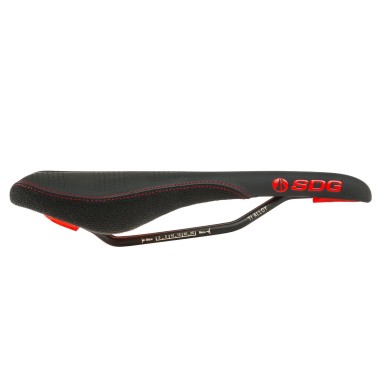 SDG Selle Radar MTN Cro-Mo - Noir / Rouge - Purebike