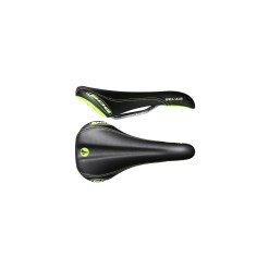 Selle Bel Air RL Cro-Mo - Noir - Noir / Vert - Selles VTT - Selles tiges télescopiques ou rigides - Purebike - Materiel Velo, Ac