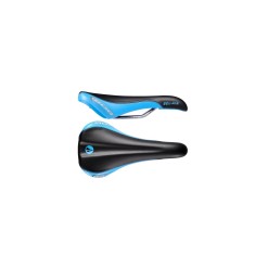 Selle Bel Air RL Cro-Mo - Noir / Bleu - Selles VTT - Selles tiges télescopiques ou rigides - Purebike - Materiel Velo, Accessoir