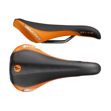 SDG Selle Bel Air RL Cro-Mo - Noir / Orange - Purebike