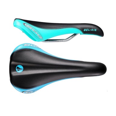 SDG Selle Bel Air RL Cro-Mo - Noir / Turquoise - Purebike
