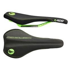 SDG Selle Fly Mtn Titane / Alu - Noir / Vert - Purebike