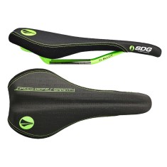 SDG Selle Fly Mtn Titane / Alu - Noir / Vert - Purebike