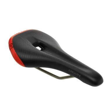 Ergon Selle SM Pro Homme Risky Noir/Rouge - Purebike