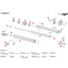 OnOff Clavettes de guidage pour Pija (X3) - Purebike