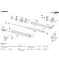 OnOff Clavettes de guidage pour Pija (X3) - Purebike
