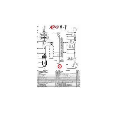 Ice Vis de tension de ressort pour Lift (LIFT-1) - Purebike
