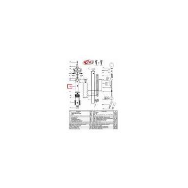 Tube supérieur pour Lift V8 - Pièces détachées pour tige de selle VTT - Accessoires VTT - Purebike - Materiel Velo, Accessoires 