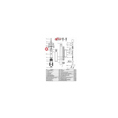 Vis de chariot pour Lift (X2) - Pièces détachées pour tige de selle VTT - Accessoires VTT - Purebike - Materiel Velo, Accessoire