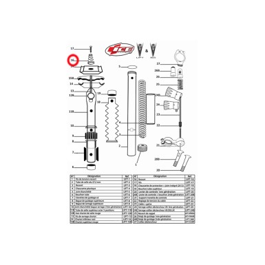 Ressort de chariot pour tige de selle Ice Lift - PureBike