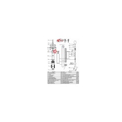 Bouchon de tube supérieur pour Lift V8 - Pièces détachées pour tige de selle VTT - Accessoires VTT - Purebike - Materiel Velo, A
