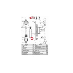 Tube inférieur pour Lift V8 - Pièces détachées - PureBike
