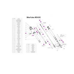 BikeYoke Kit joint pour Revive 30,9/31,6 - Purebike