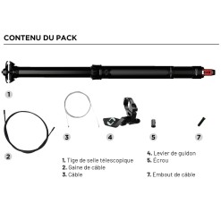 OnOff Tige de selle télescopique Pija 31.6 - Purebike