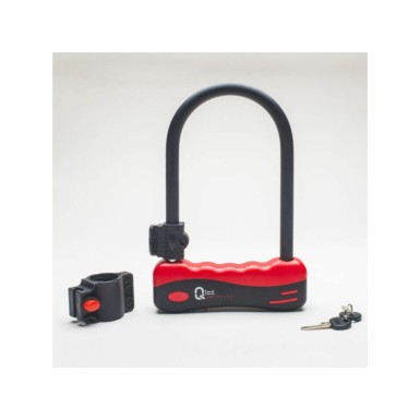 Qloc Security Antivol U - Ø12 - 108/245mm - avec support - Purebike