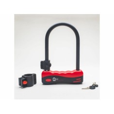 Qloc Security Antivol U - Ø12 - 108/245mm - avec support - Purebike