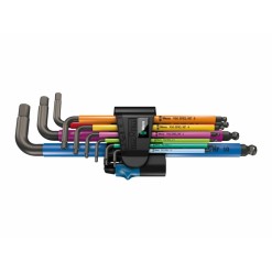 Wera Jeu de clés mâles Allen Hex Plus Multicolor HF 1 (9 pièces) - Purebike