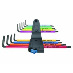 Jeu de clés mâles coudées TORX HF 1 (9 pièces) - Version longue
