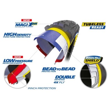 Michelin Pneu DH34 Tubeless Ready 29" - 29X2.40 - Magi-X - Purebike