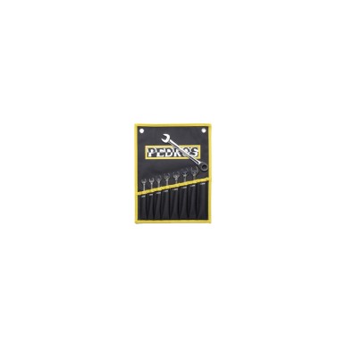 Jeu de 8 clés plates à cliquet Ratcheting Combo Wrench Set - Outils pour entretien des vélos et VTT - Purebike - Materiel Velo, 