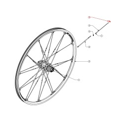 Cylindre pour rayon (2 trous) - Rayons roue de VTT - Equipement pour roue de VTT - Purebike - Materiel Velo, Accessoires VTT Equ