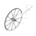 Cylindre pour rayon (3 trous) - Rayons roue de VTT - Equipement pour roue de VTT - Purebike - Materiel Velo, Accessoires VTT Equ