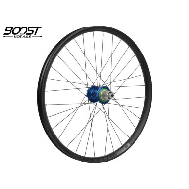 Hope Roue arrière Fortus 30 Bleu 27,5'' Boost - Purebike