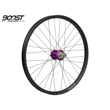 Hope Roue arrière Fortus 30 Violet 27,5'' Boost 148 mm - Purebike