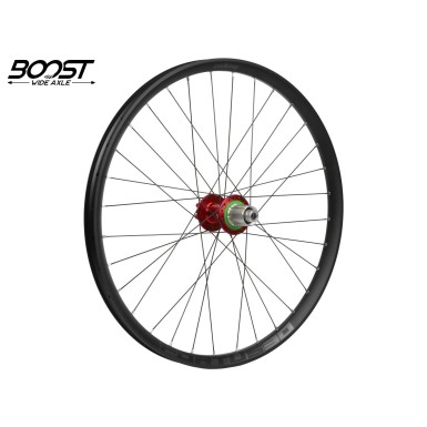Hope Roue arrière Fortus 30 Rouge 29'' Boost 148 mm - Purebike