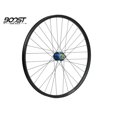 Hope Roue arrière Fortus 26 Bleu 27,5'' Boost 148 mm - Purebike