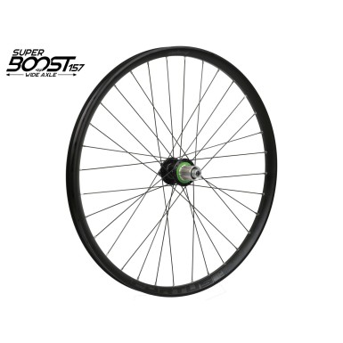 Hope Roue arrière Fortus 30 Single Cavity Noir 29'' SuperBoost 157 mm - Purebike