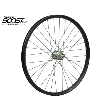 Hope Roue arrière Fortus 30 Single Cavity Argent 29'' SuperBoost 157 mm - Purebike