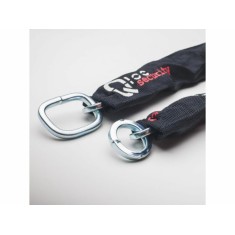 Qloc Security Antivol U - Ø14 - 75/150mm - avec chaine Ø8 / 900mm et support - Purebike