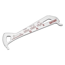 Outil de contrôle d'usure de chaine 62C4 - Outils pour entretien des vélos et VTT - Purebike - Materiel Velo, Accessoires VTT Eq