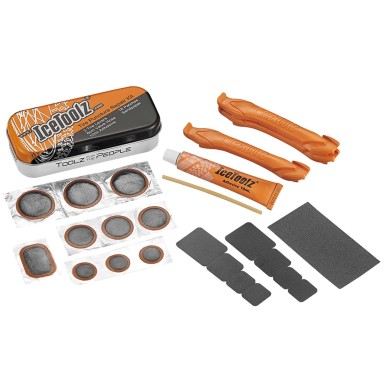 Kit de réparation de crevaison pneu vélo - VTT 65A1