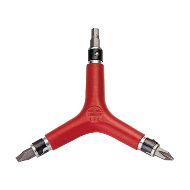 Clé 6 en 1 en étoile (Allen et Tournevis) 74A1 - Outils pour entretien des vélos et VTT - Purebike - Materiel Velo, Accessoires 