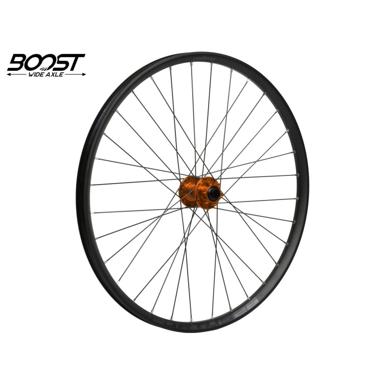 Hope Roue avant Fortus 26 Orange 27,5'' Boost - Purebike