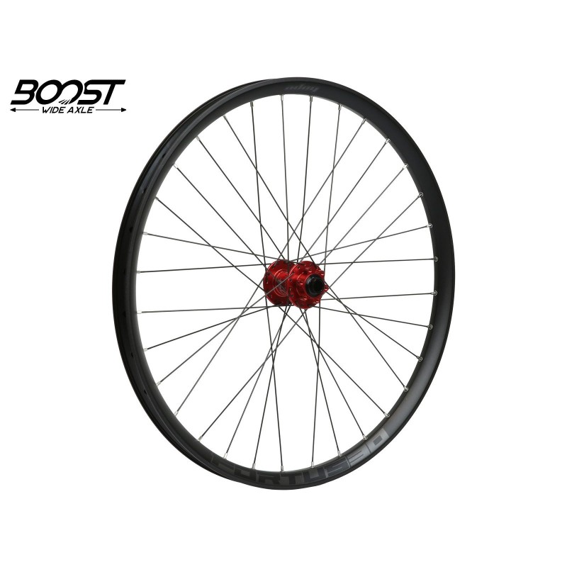 Hope Roue avant Fortus 30 Rouge 29'' Boost - Purebike