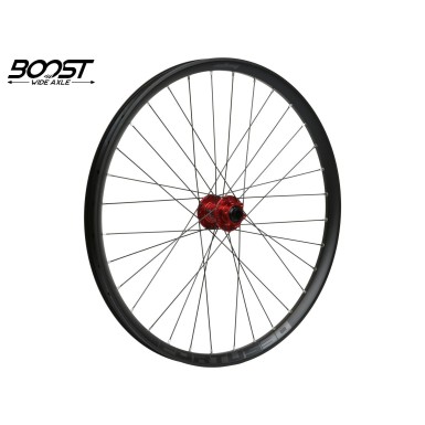 Hope Roue avant Fortus 30 Rouge 29'' Boost - Purebike