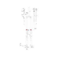 Kit joints fourche 35 mm Domain / Lyrik - Kit joints pour fourche de vélo - Equipement VTT - Purebike - Materiel Velo, Accessoir
